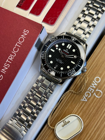Omega Seamaster Diver 300 Black (2022 Full Set)
