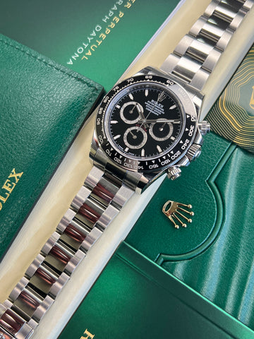 Rolex Daytona Black Dial (2024 Box & Papers) New Reference
