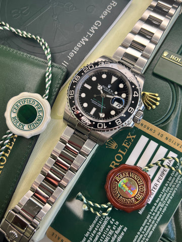 Rolex GMT Master II Black Dial (2008 Full Set) 116710LN