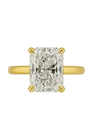 18ct Yellow Gold 3.03ct Radiant Cut Diamond Ring