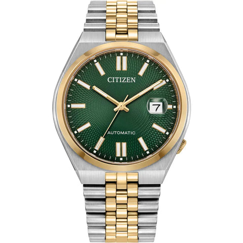Citizen Tsuyosa 60 Automatic Green Textured Dial | NK0024-54X