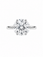 Platinum 5.01ct Lab Grown Diamond Soitaire