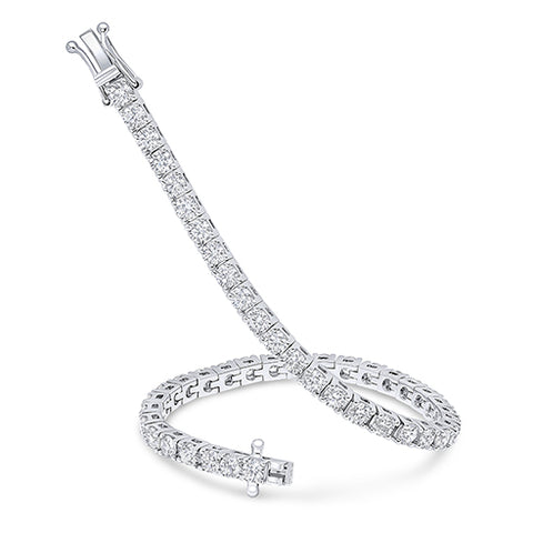 Platinum 6.50ct Diamond Tennis Bracelet - Coming Soon