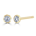 9ct Yellow Gold 0.15ct Lab Grown Diamond Stud Earring