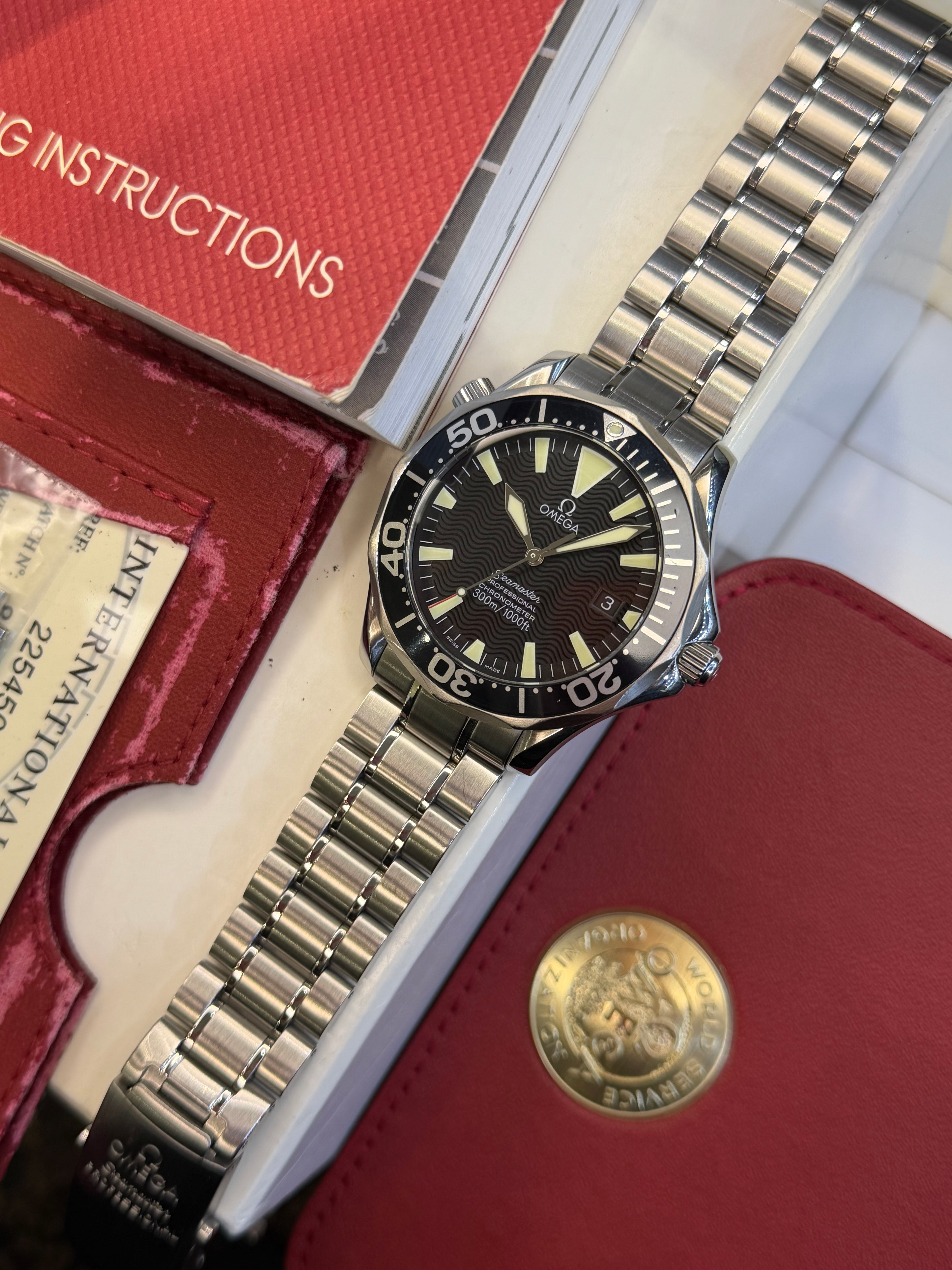 Omega Seamaster 41MM Auto "Peter Blake" (2003 Box & Papers)