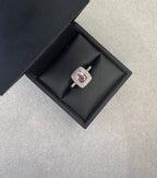 Platinum Pink Sapphire Ring