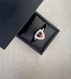 18ct White Gold 3.68ct Sherry Zircon Ring