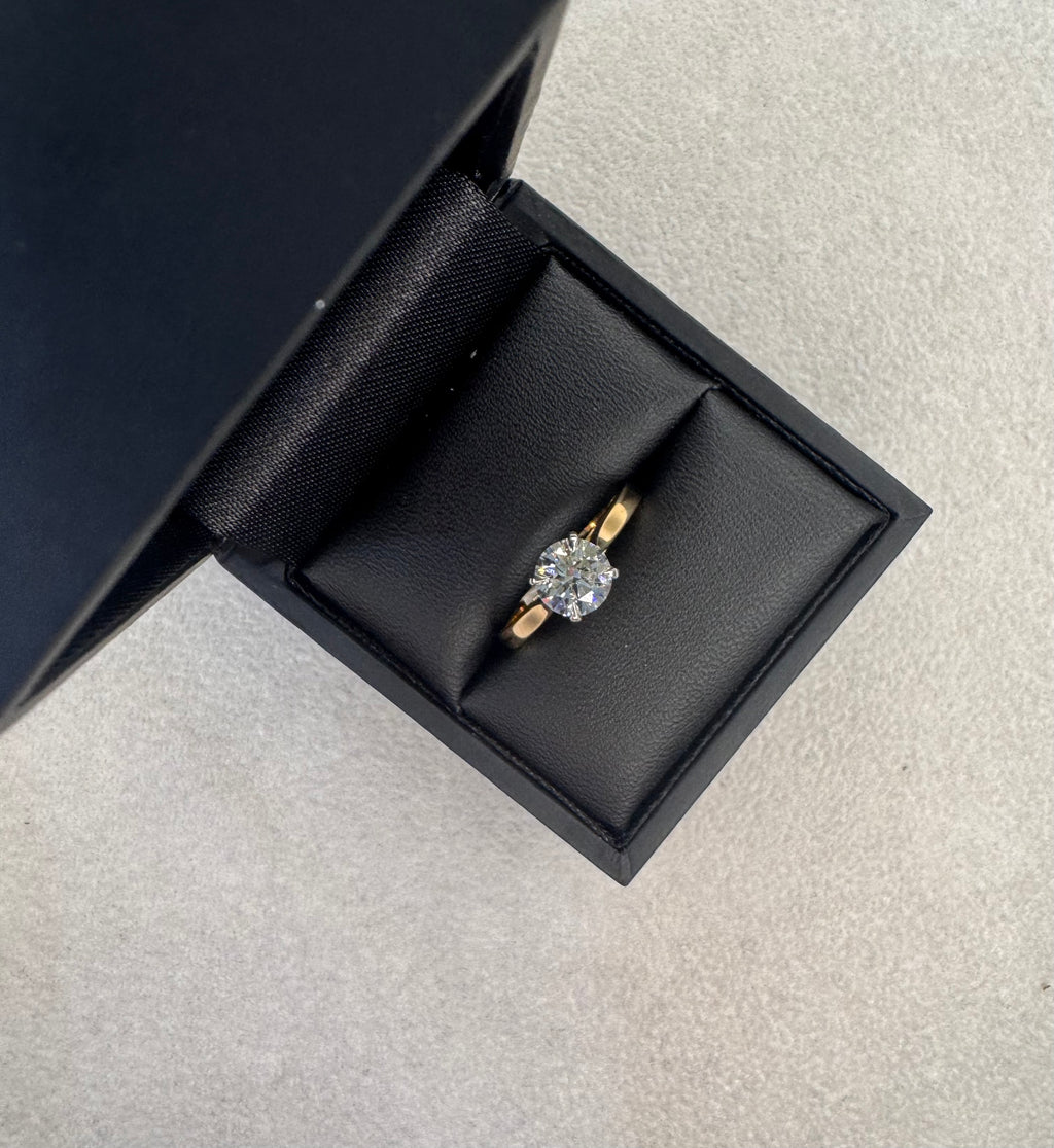 18ct Rose Gold Diamond Solitaire