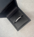 Platinum 0.50ct Lab Grown Half Eternity Ring
