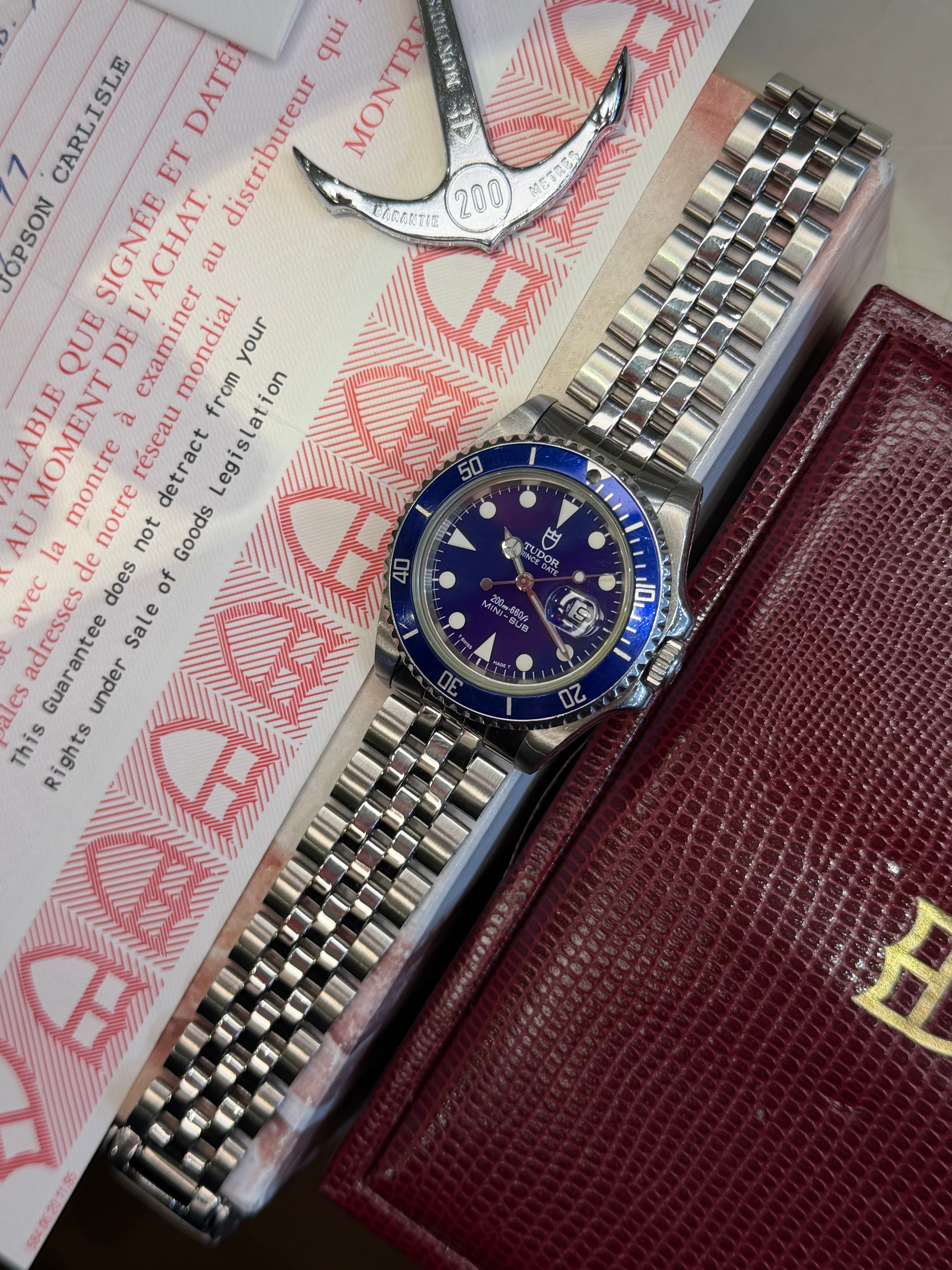 Tudor Prince Mini Sub 33MM (1997 Box & Papers) 73190