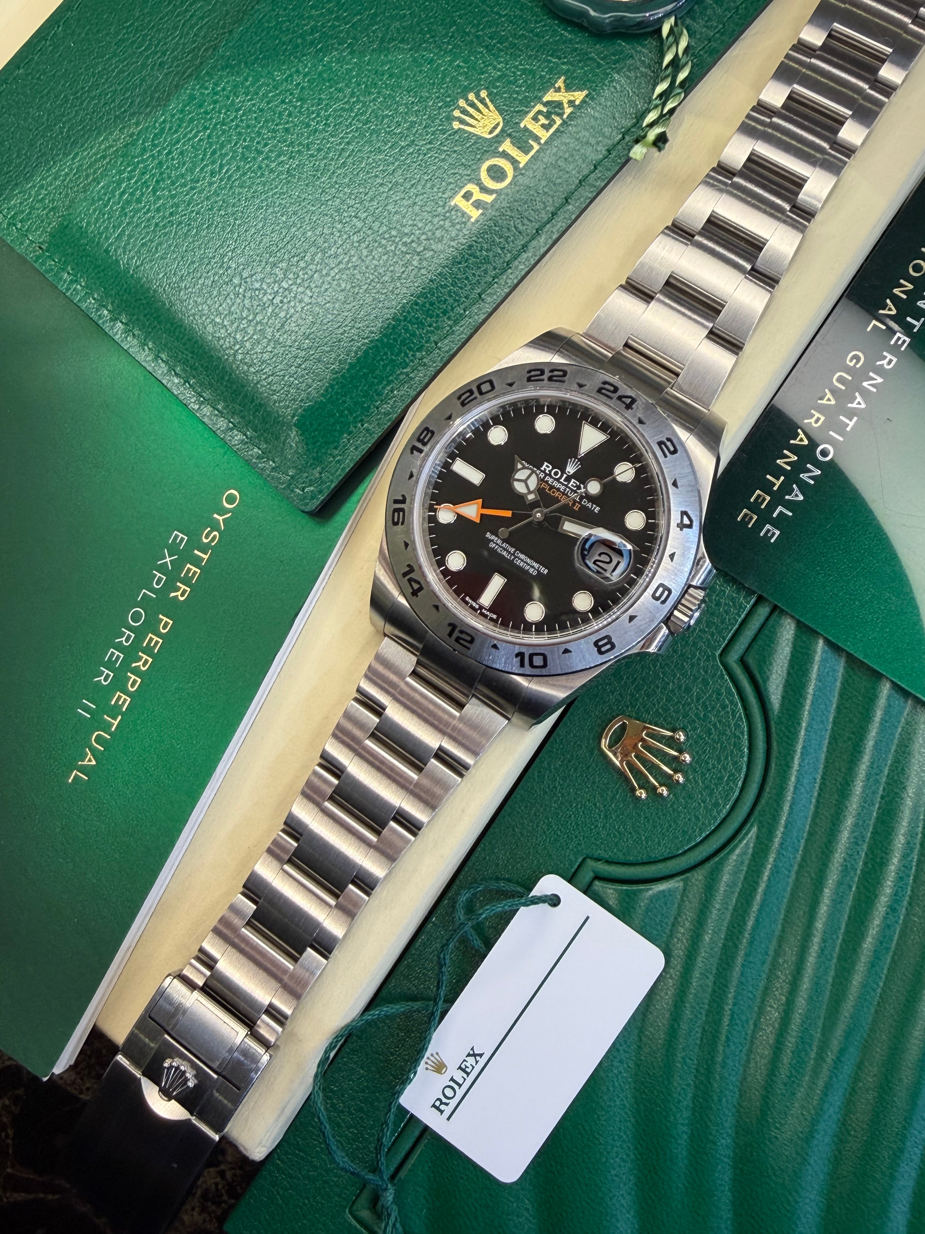 Rolex Explorer II Black (2021 Full Set) 216570