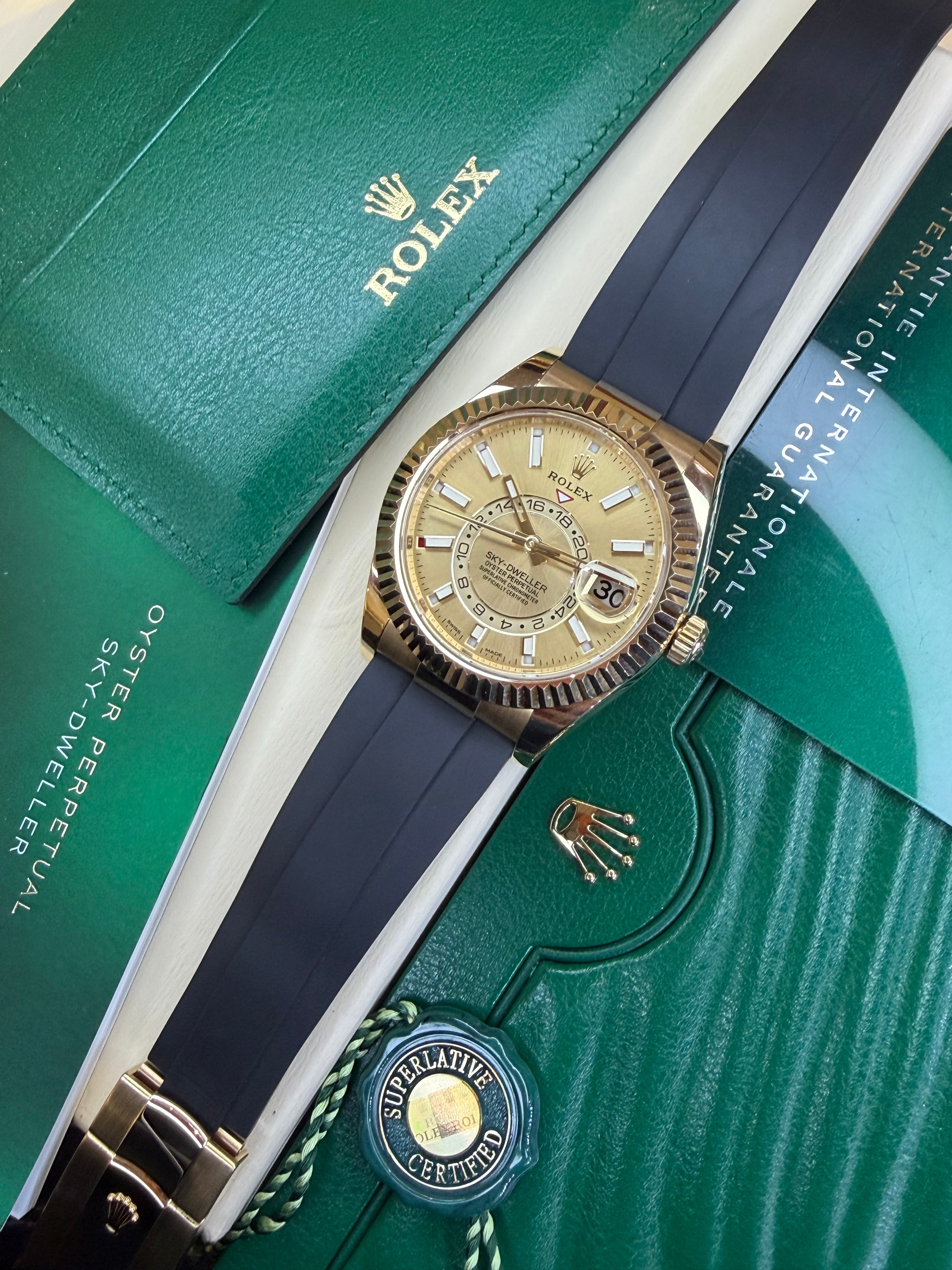 Rolex Sky-Dweller Oysterflex (2021 Box & Papers) 326238