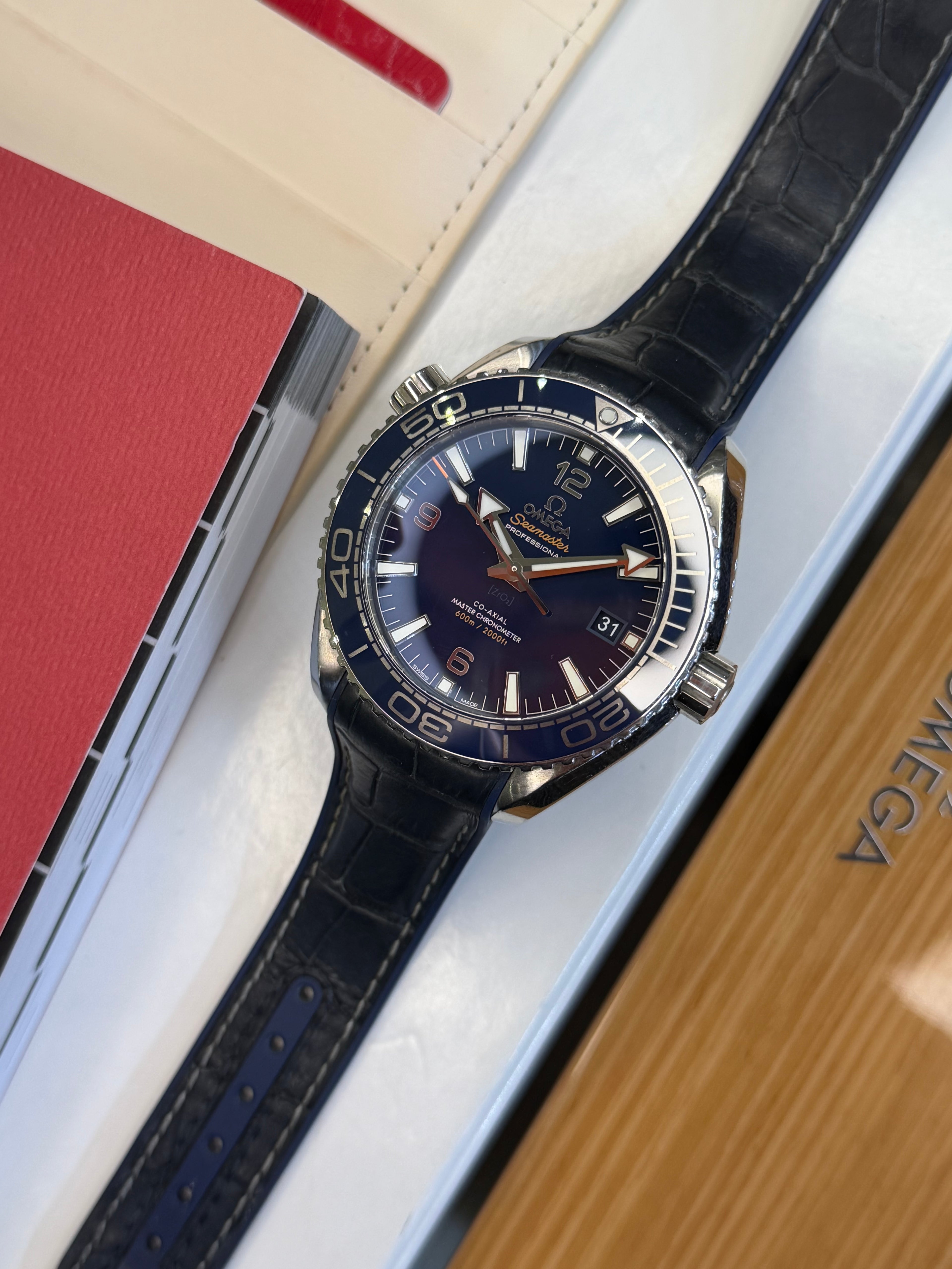 Omega Planet Ocean 43.5 Blue (2018 Full Set)