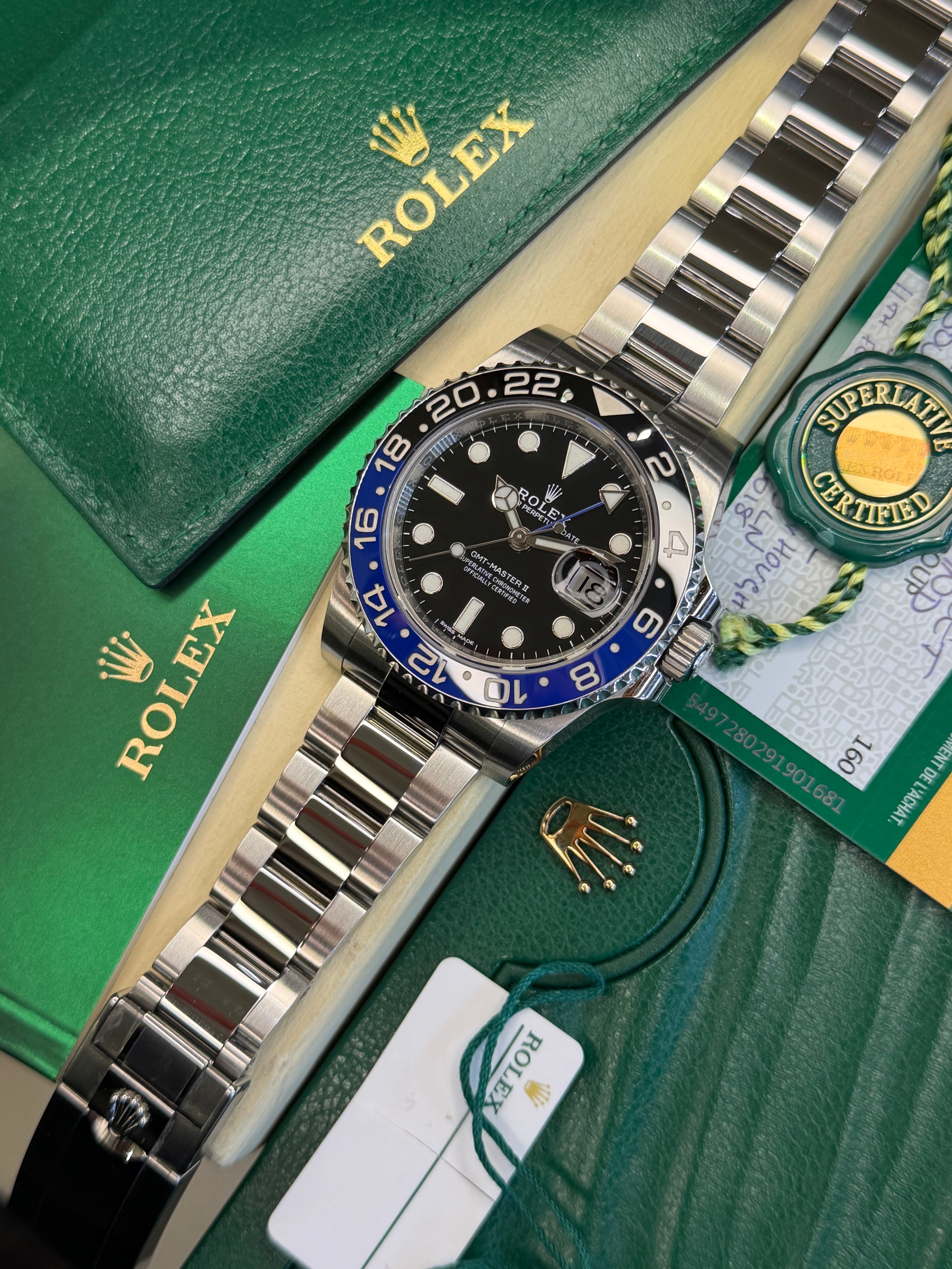 Rolex GMT Master II "Batman" (2018 Box & Papers)