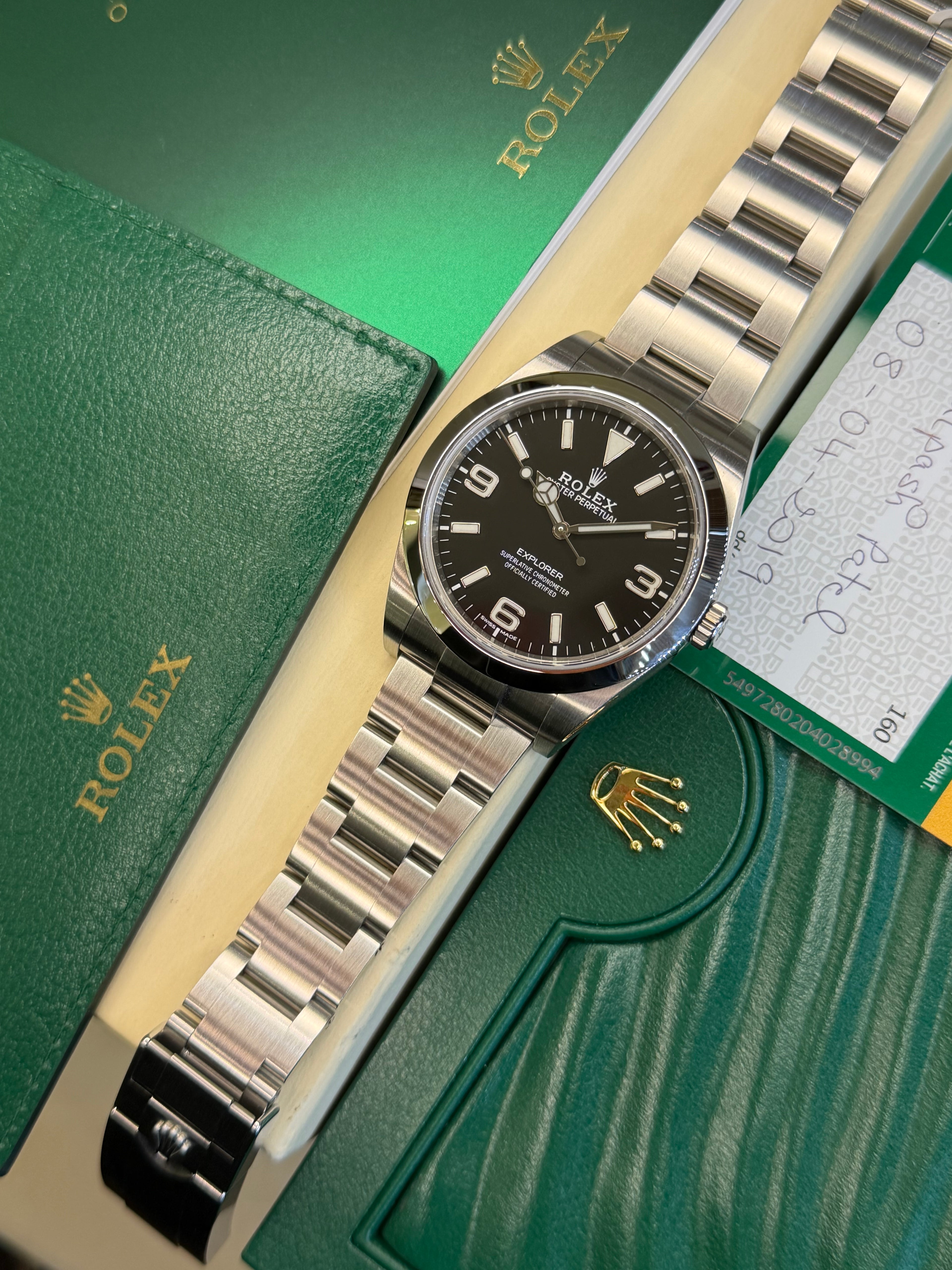 Rolex Explorer 39MM (2019 Box & Papers) 214270