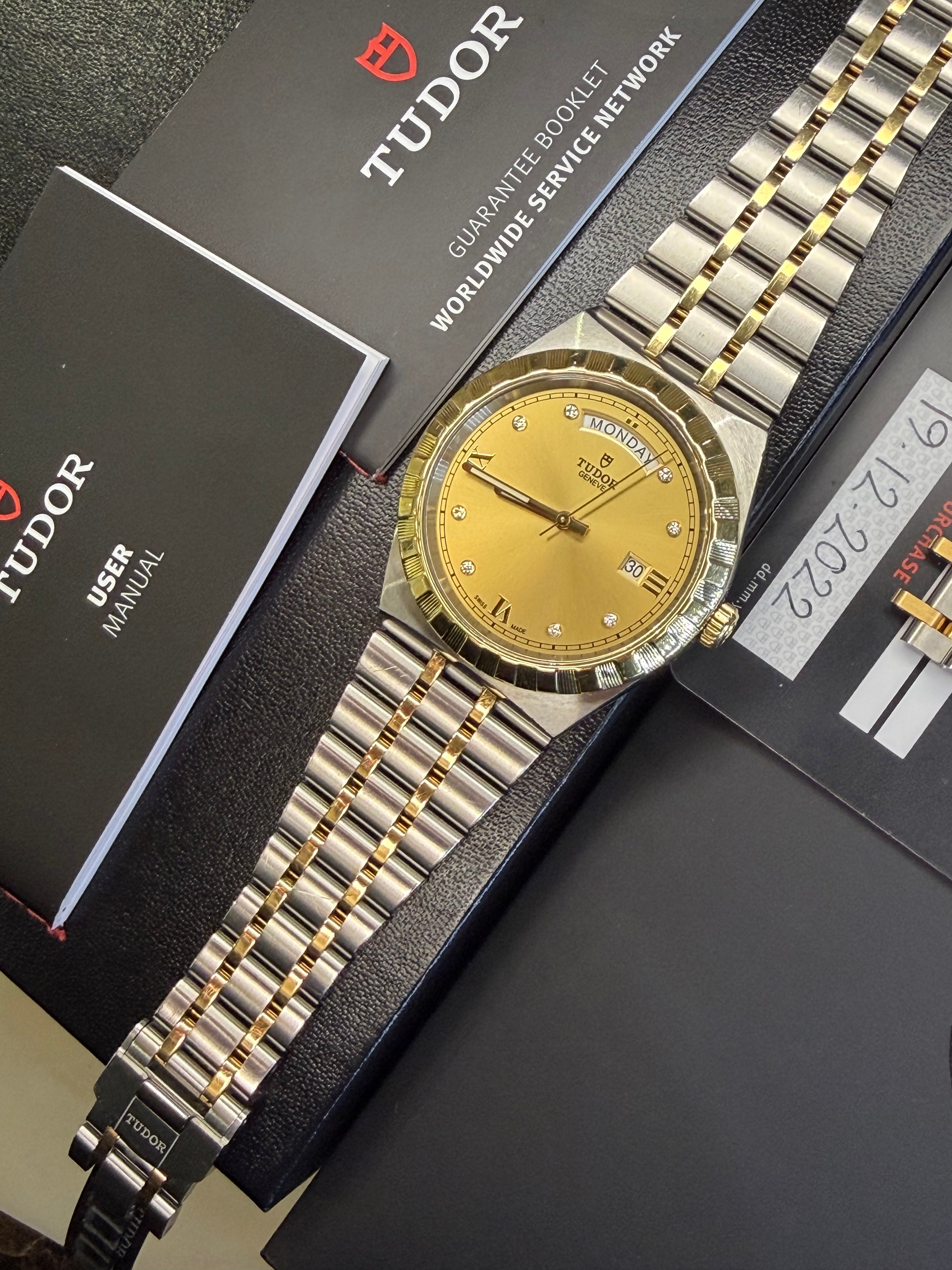 Tudor Royal Champagne Diamond (2022 Box & Papers) 28603