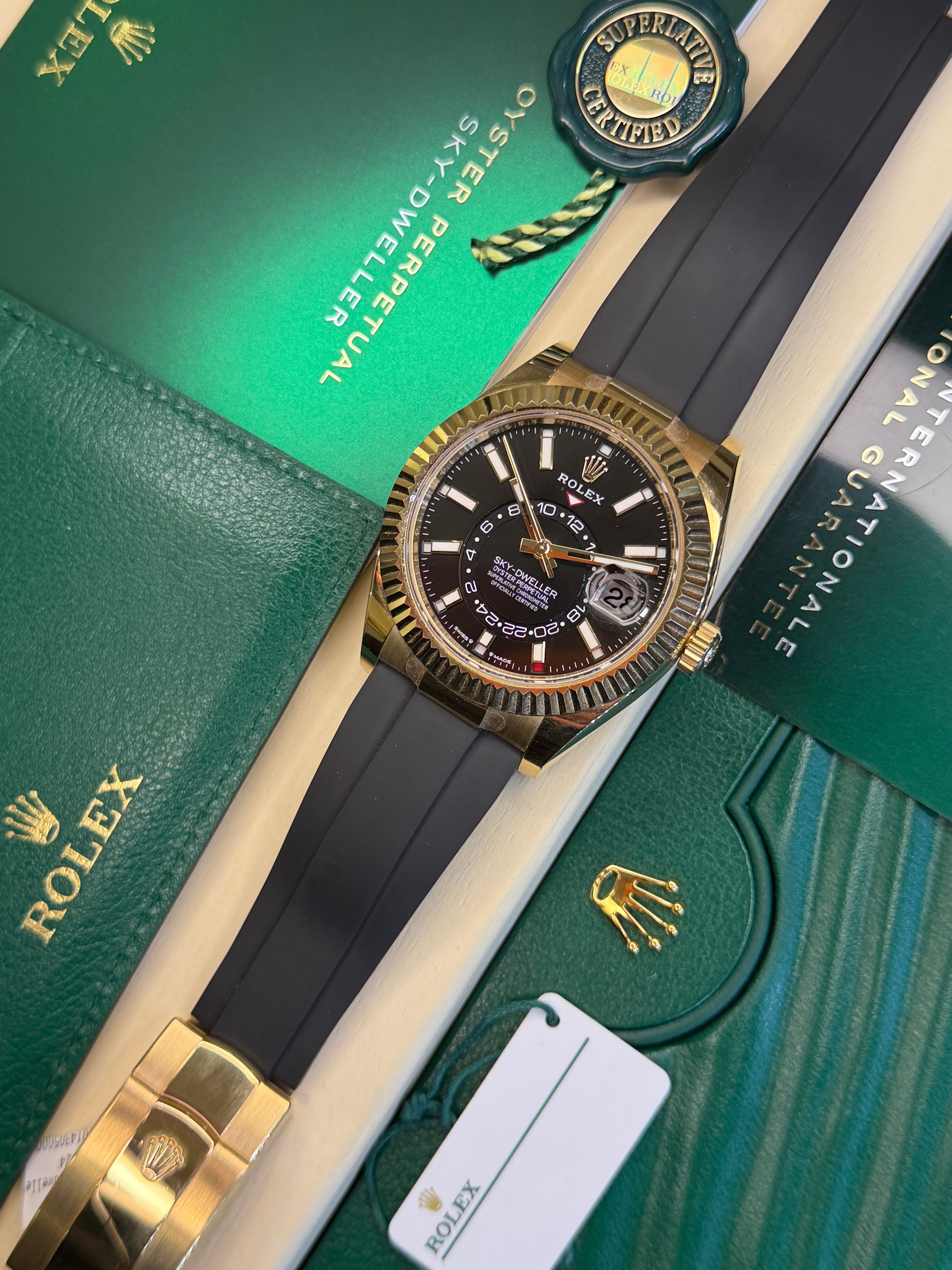 Rolex Sky-Dweller Oysterflex (2024 Full Set) 336238