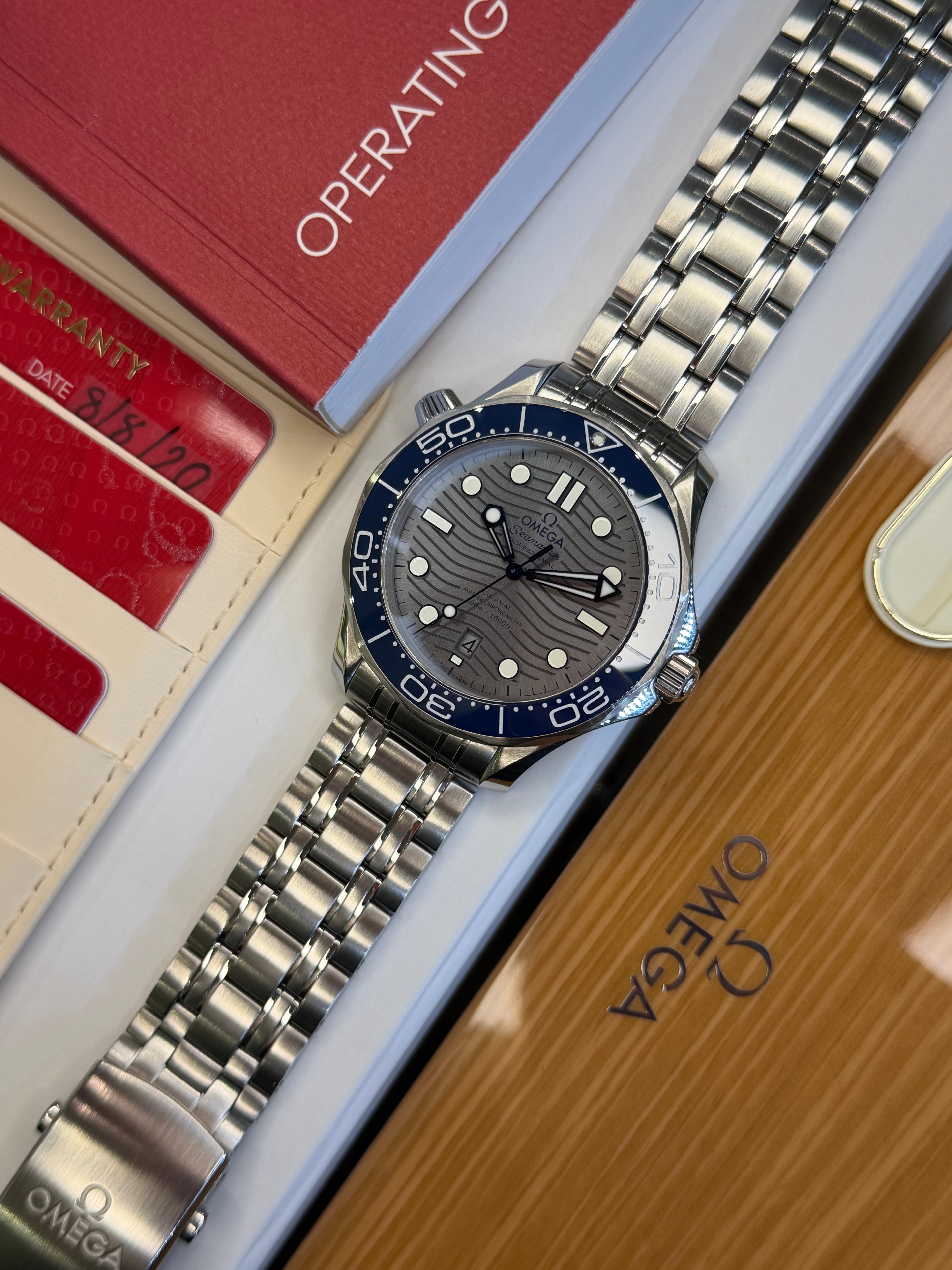 Omega Seamaster Grey (2020 Full Set) 210.30.42.20.06.001