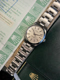Rolex Oyster Perpetual 34 Silver (1981 Box & Papers) 1002