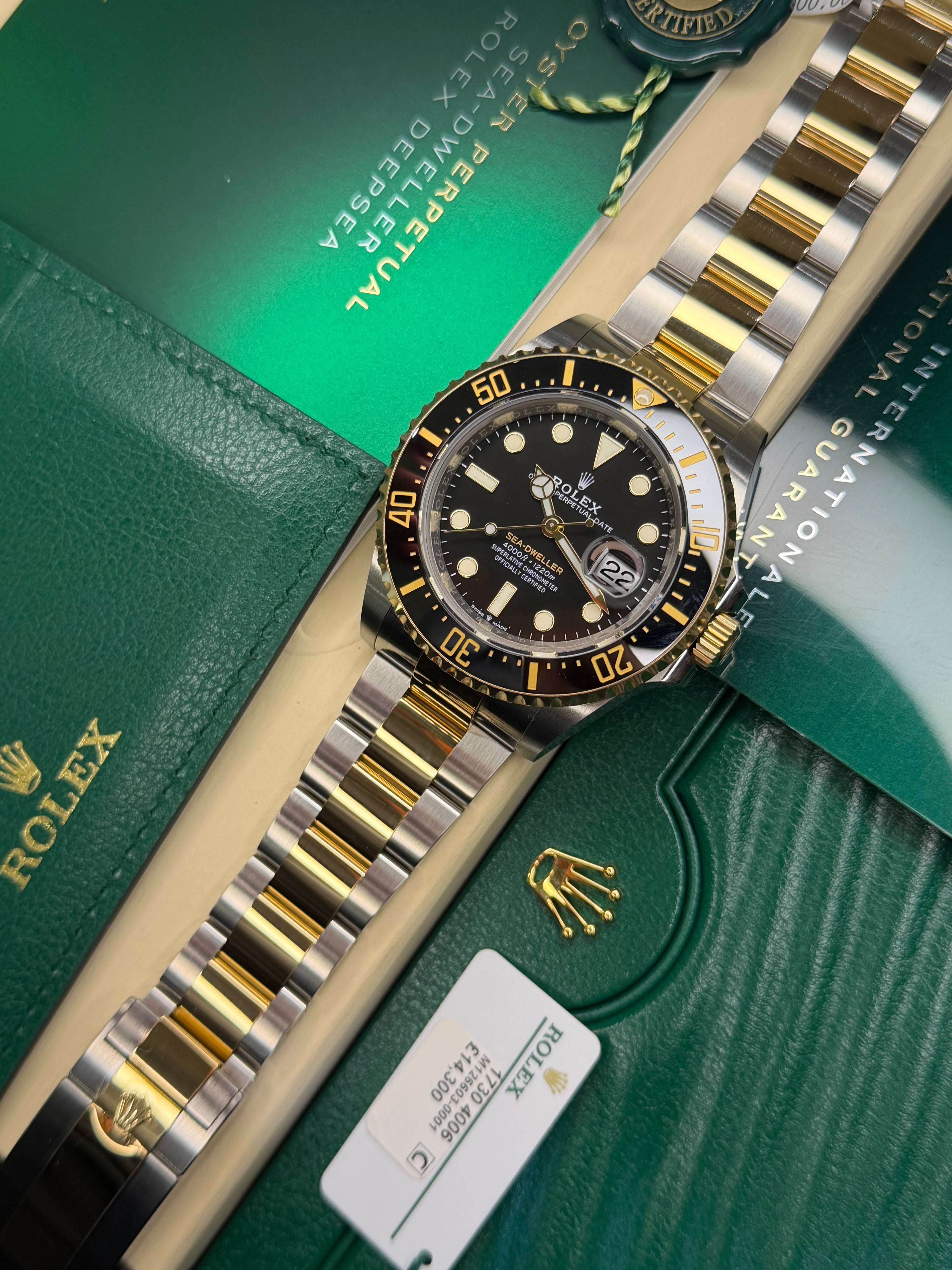 Rolex Sea-Dweller Bi-Metal (2022 Full Set) 126603