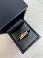18ct Rose Gold 0.94ct Multi Coloured Sapphire and Diamond Ring