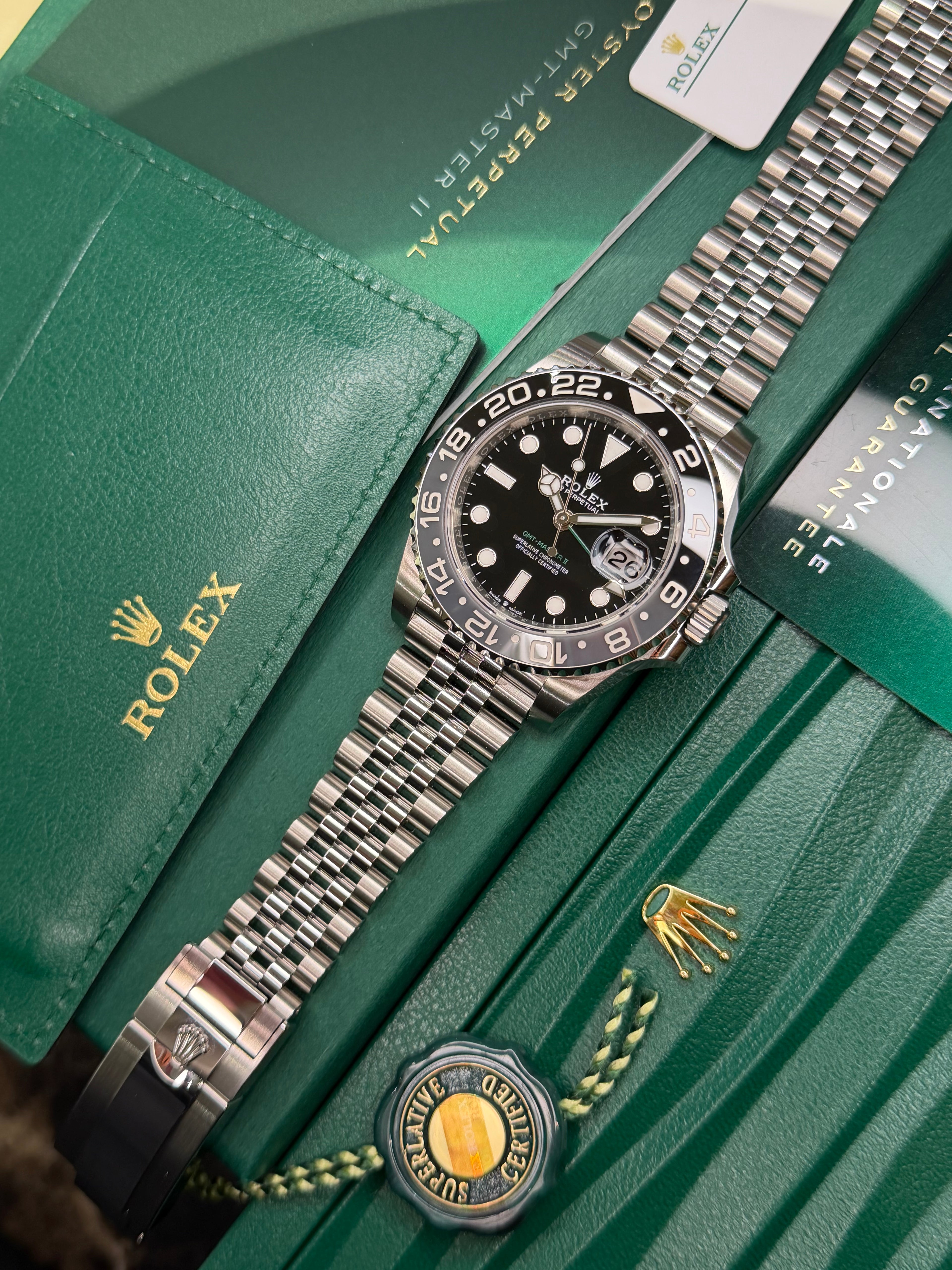 Rolex GMT Master II "Bruce Wayne" (May 2026 Unworn Full Set)