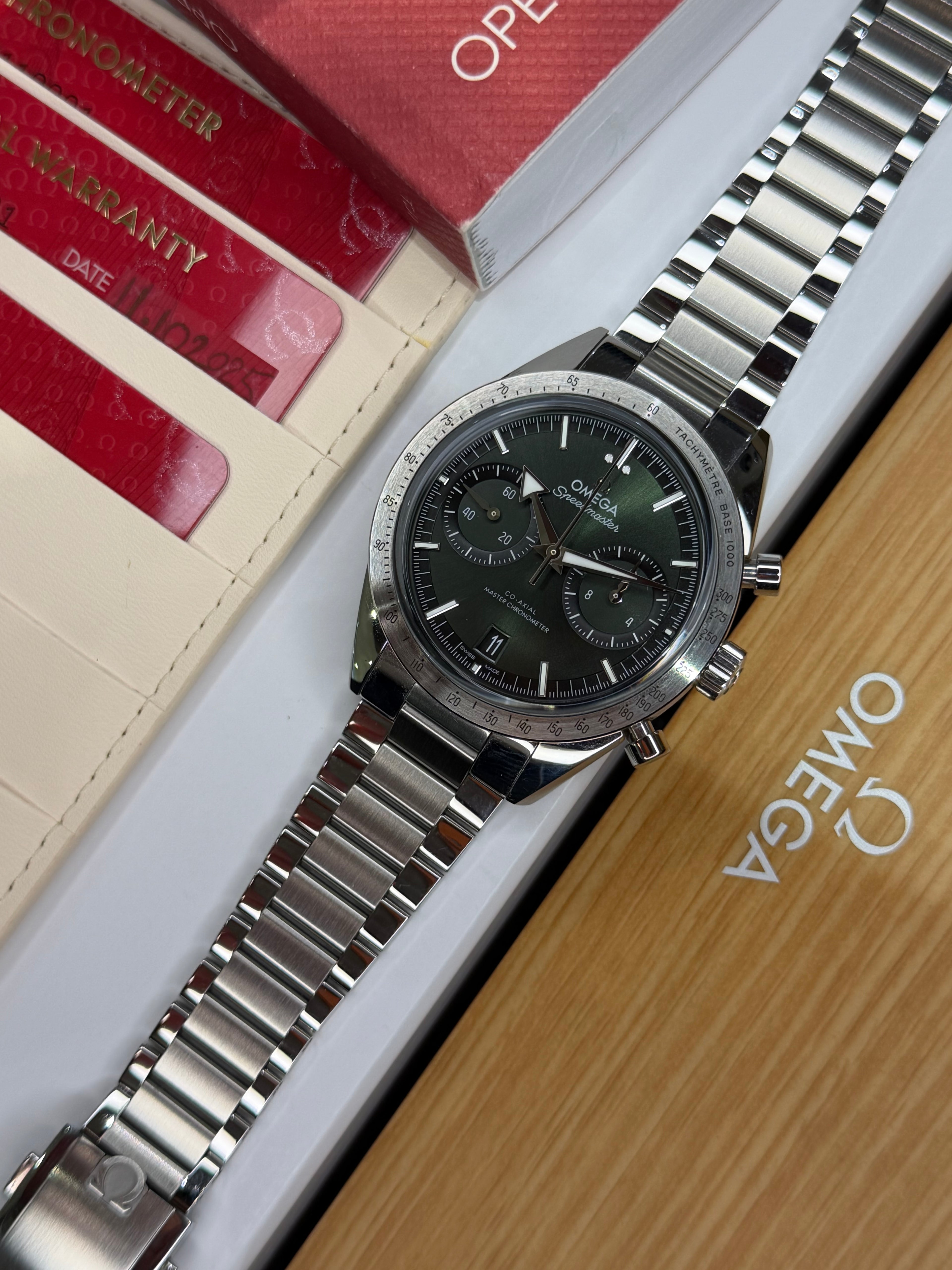 Omega Speedmaster '57 Green (2025 Box & Papers)