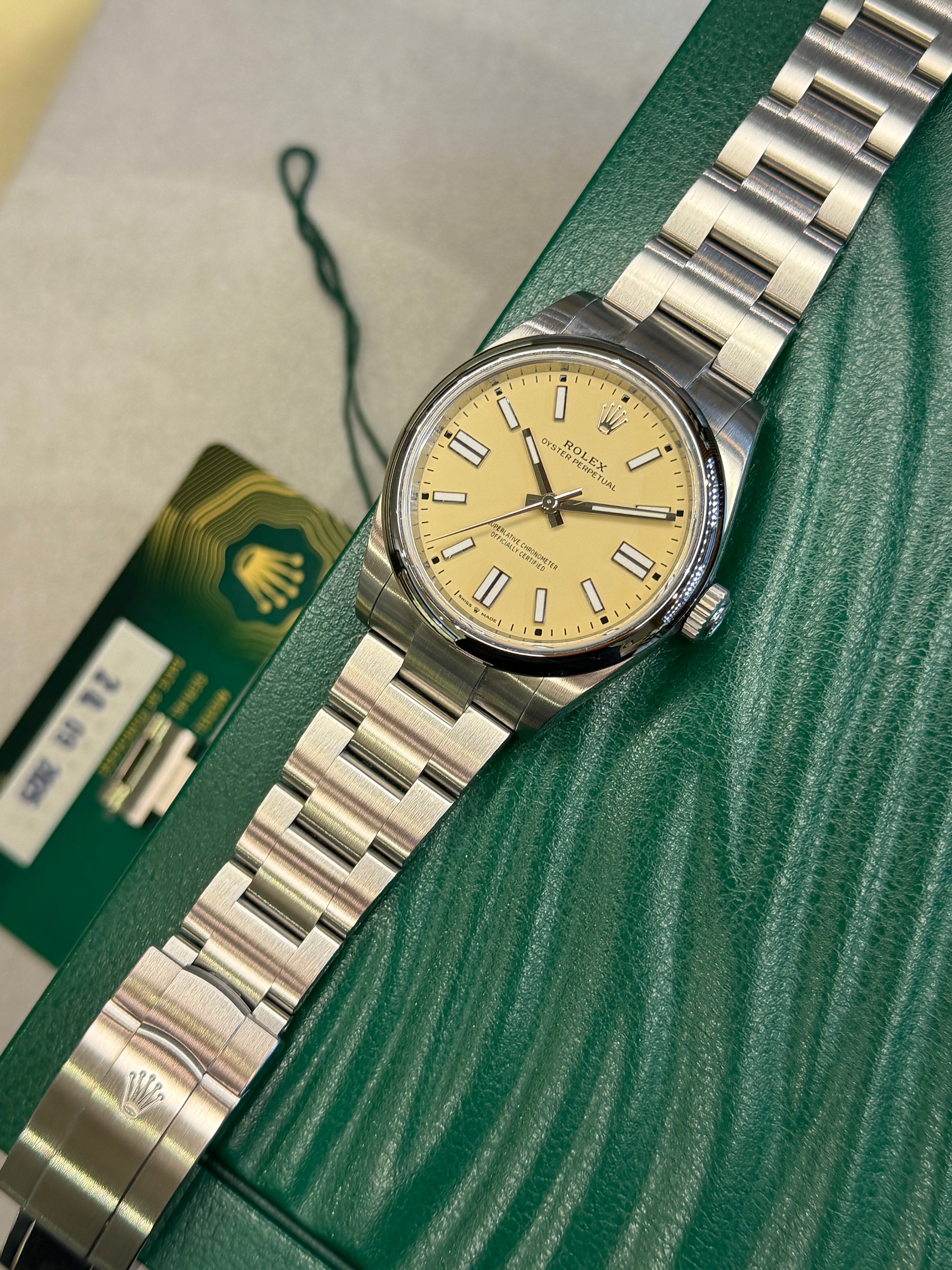 Rolex Oyster Perpetual 41 Beige (2025 Box & Papers)