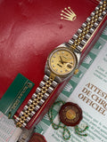 Rolex Datejust 26 Champagne Jubilee Diamond Dial (1999 Box & Papers)