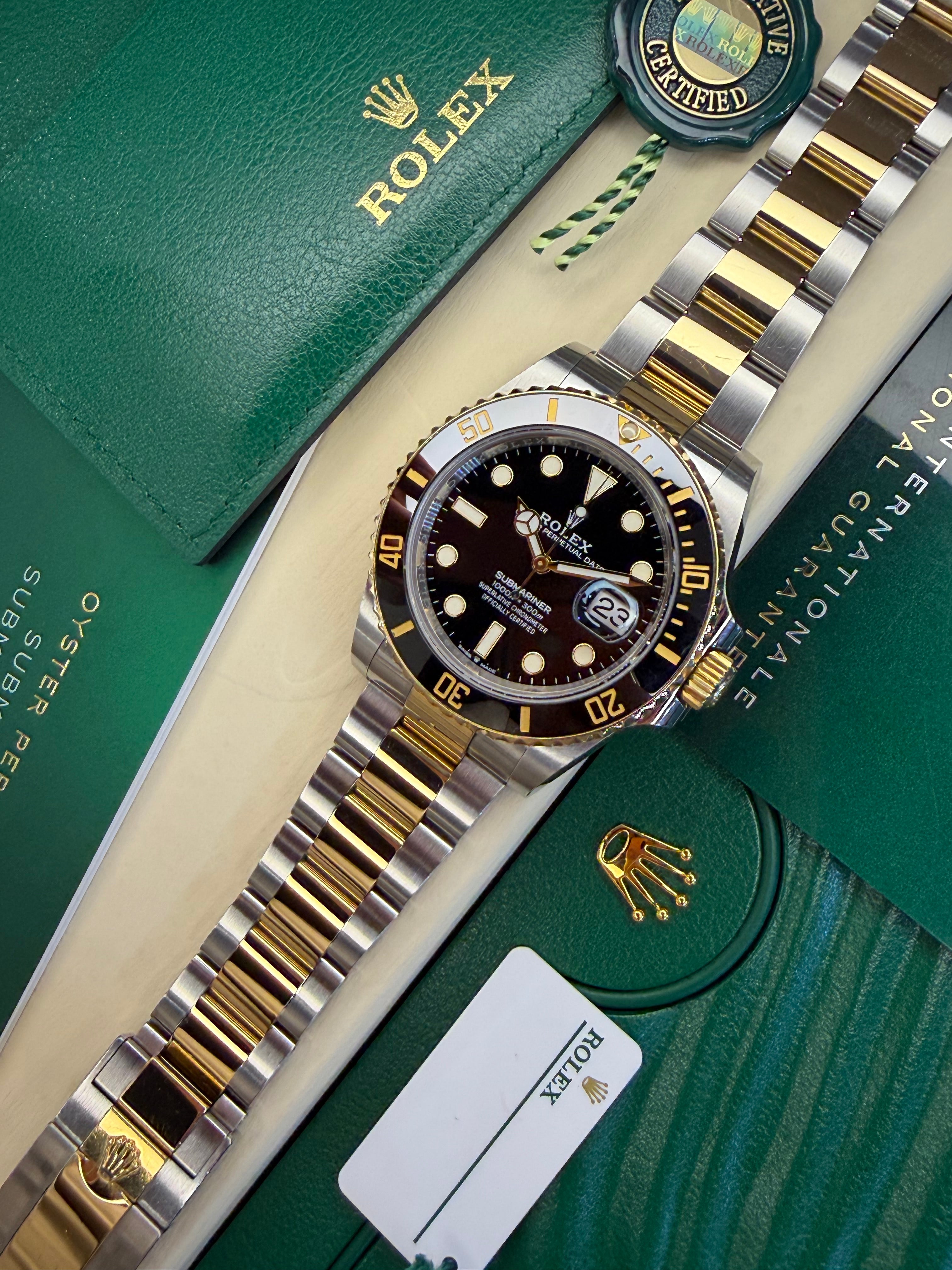 Rolex Submariner Steel & Gold (2023 Full Set) 126613LN