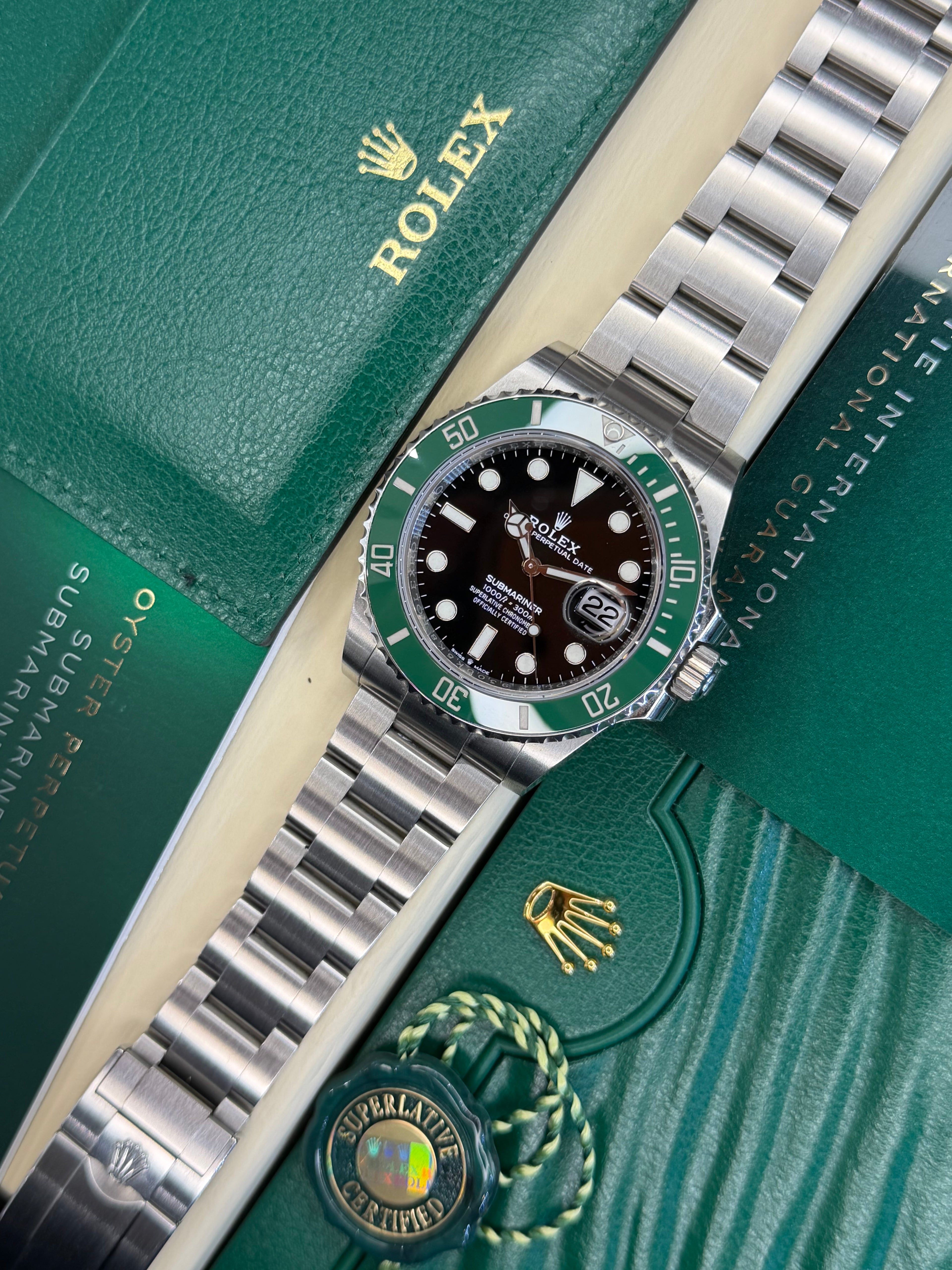 Rolex Submariner "Starbucks" MK1 (2022 Box & Papers) 126610LV