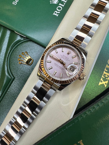 Rolex Lady-Datejust 26 Pink Dial (2008 Box & Papers)