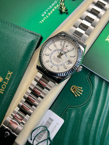 Rolex Sky-Dweller White (2019 Box & Papers) 326934