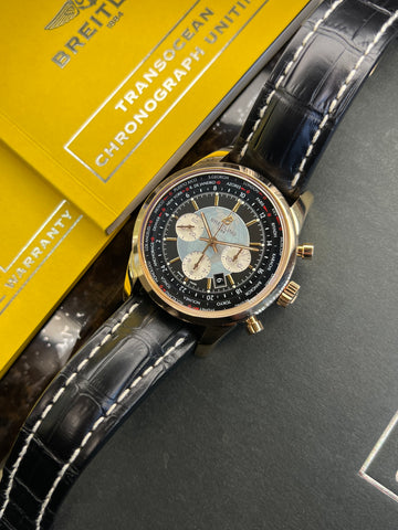 Breitling Transocean Chronograph Unitime (2012 Box & Papers)