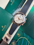 Rolex Daytona Rose Gold Ivory Dial Oysterflex (2022 Box & Papers)