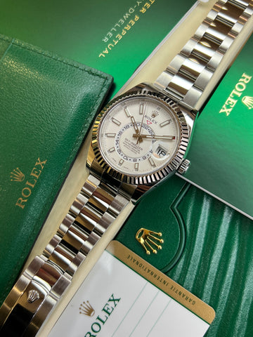 Rolex Sky-Dweller White Dial (2018 Box & Papers)
