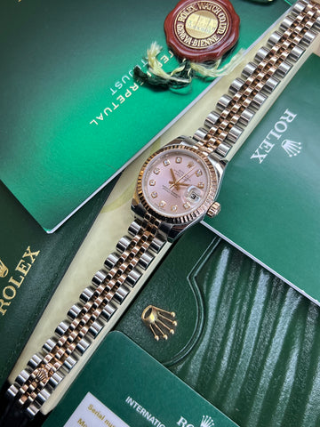 Rolex Datejust 26 Sundust Diamond (2007 Full Set) 179171