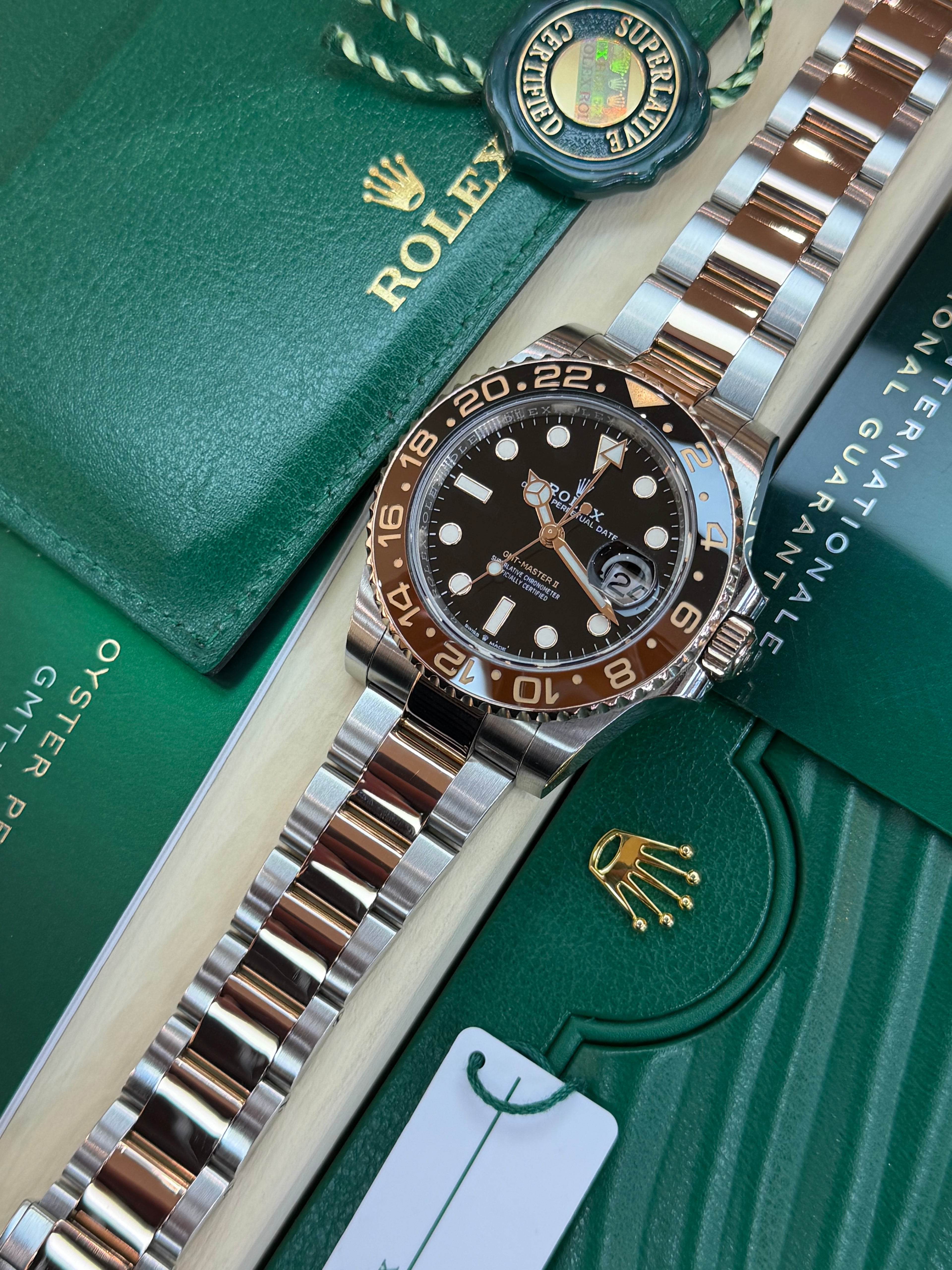 Rolex GMT Master II "Rootbeer" (2022 Full Set) 126711CHNR