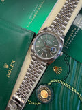 Rolex Datejust 41 "Mint Green" Jubilee (2022 Box & Papers) 126334