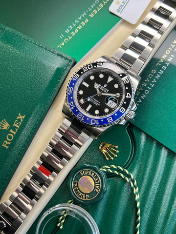 Rolex GMT Master II "Batman" (2021 Full Set) 126710BLNR