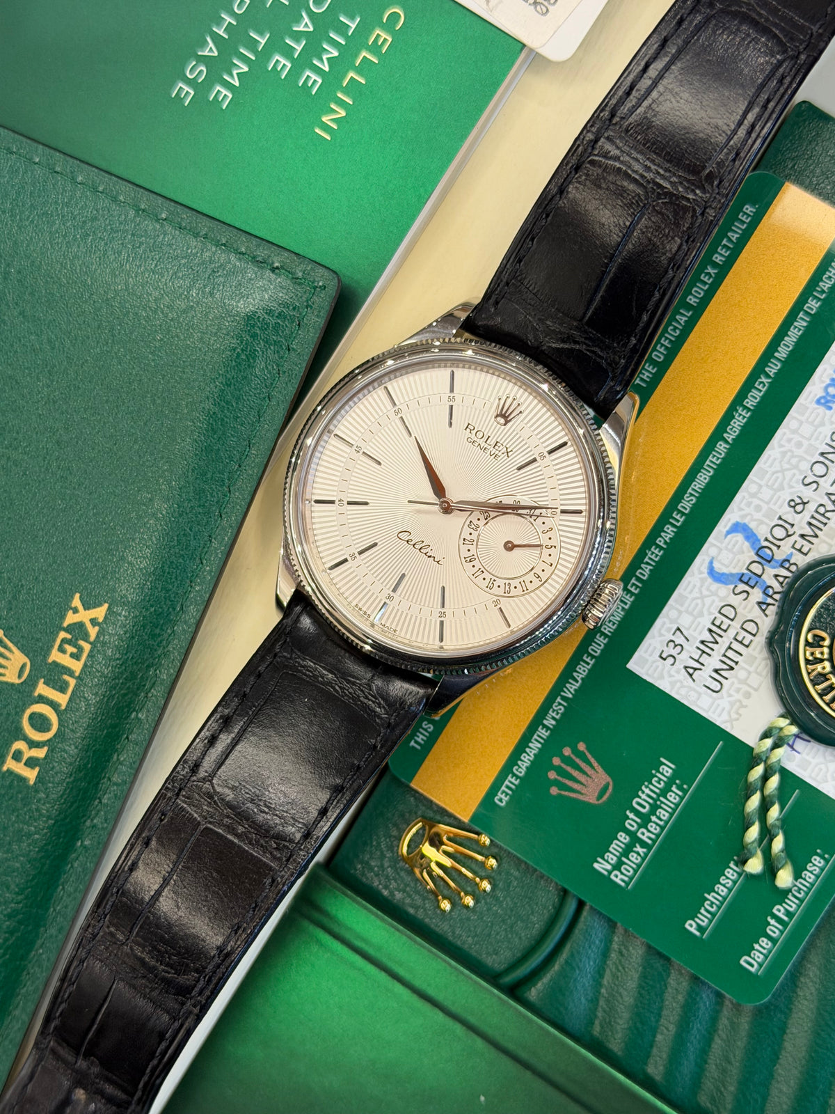 Rolex Cellini Date 39MM (2019 Full Set) 50519