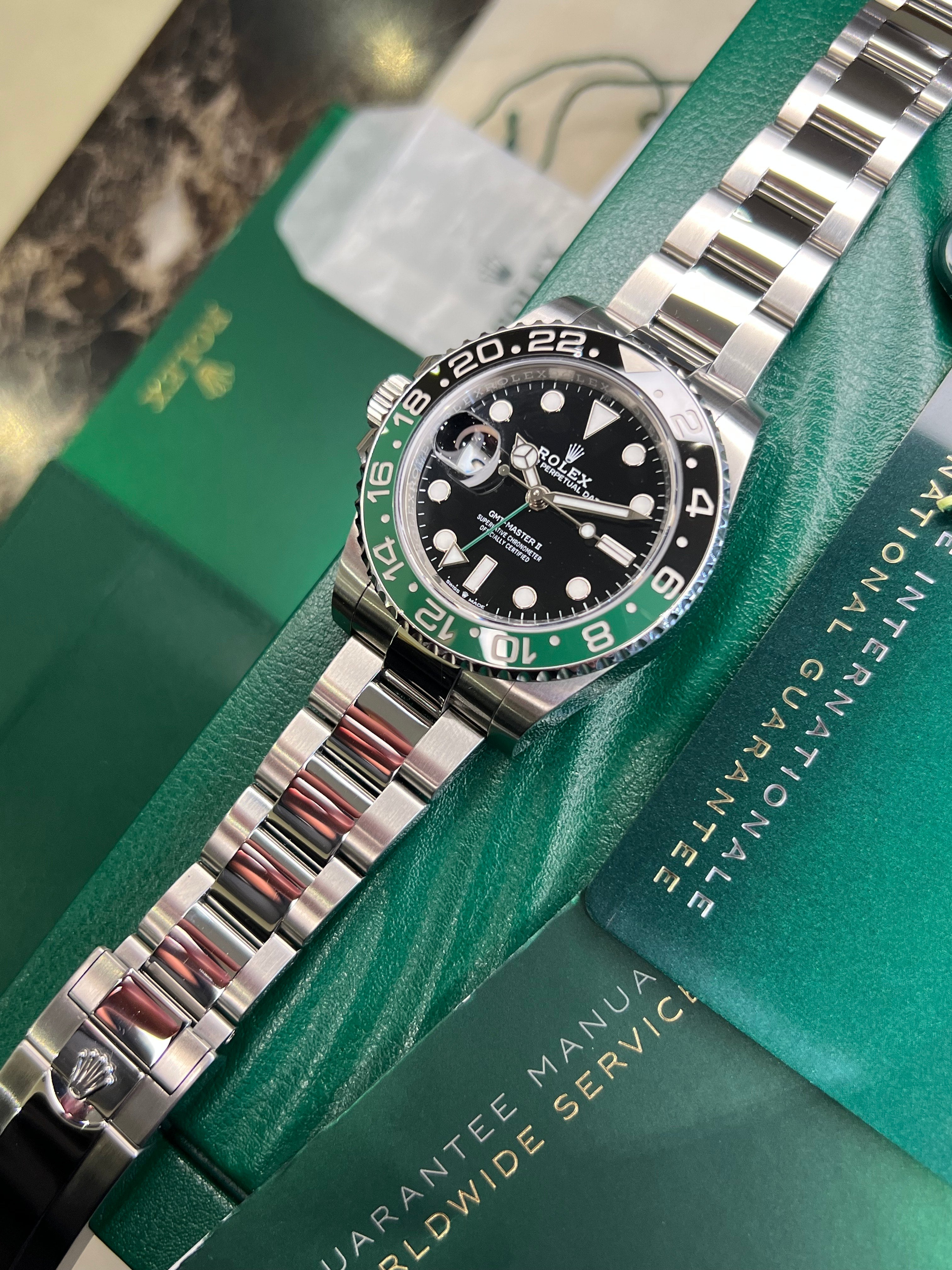 Rolex GMT Master II "Sprite" (2023 Full Set)