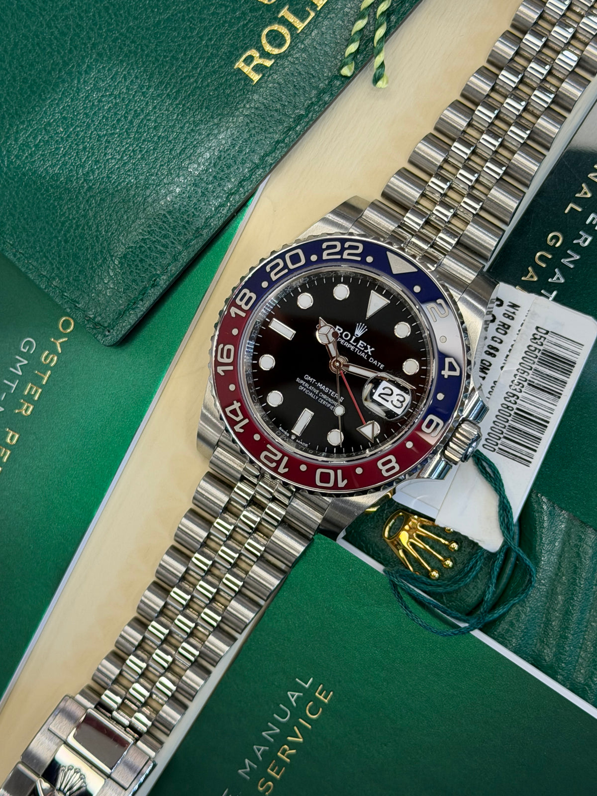 Rolex GMT Master II "Pepsi" (2023 Full Set)