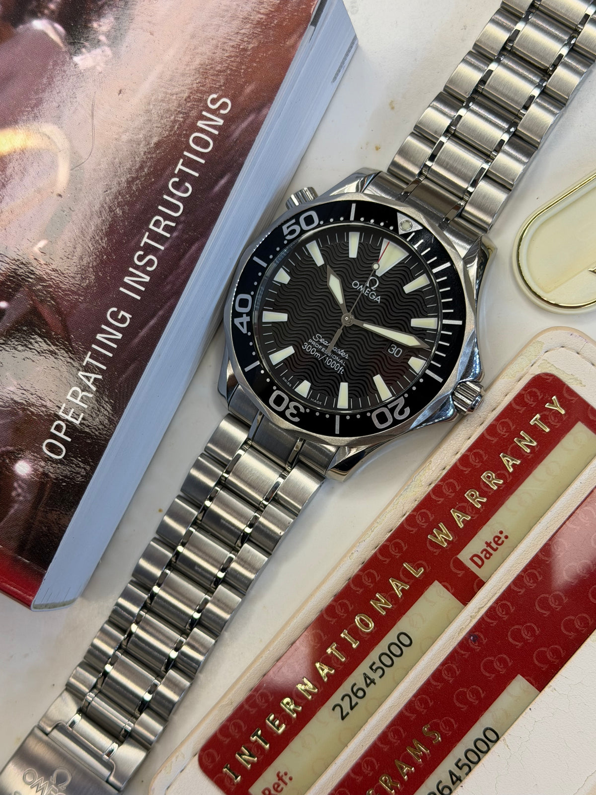 Omega Seamaster 41 Quartz "Peter Blake" (Undated Card Box & Papers)