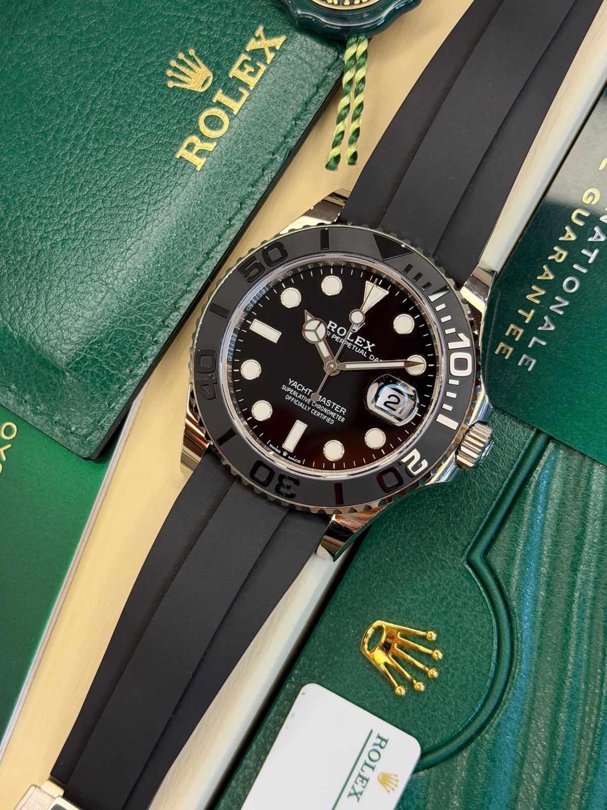 Rolex Yacht-Master 42 White Gold Oysterflex (2021 Full Set) 226659
