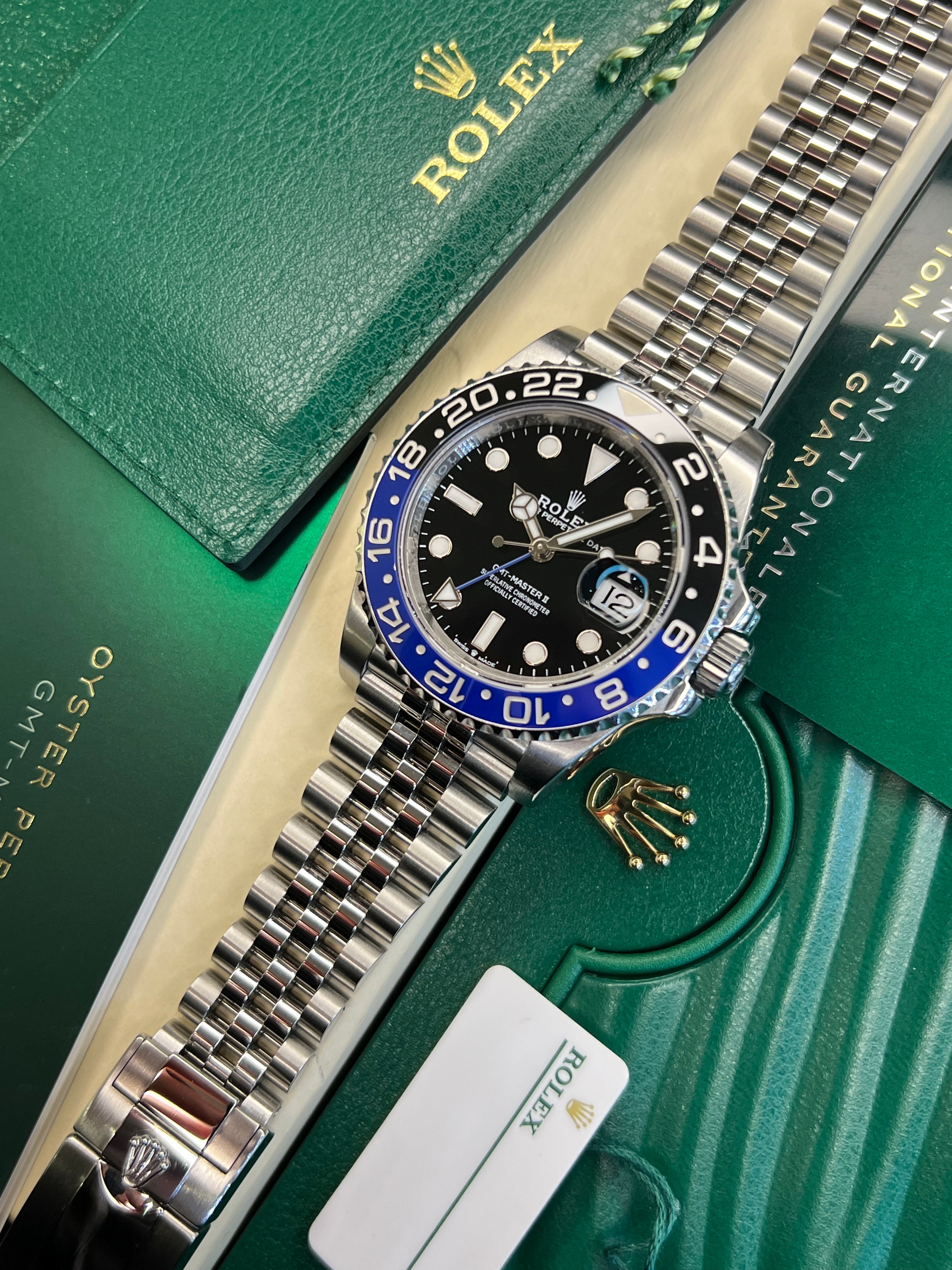 Rolex GMT Master II "Batgirl" (2023 Full Set)
