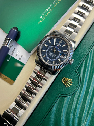 Rolex Sky-Dweller Blue (2017 Box & Papers) 326934