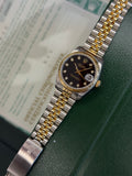 Rolex Datejust 31 Steel & Gold Black Dial (1988 Box & Papers)