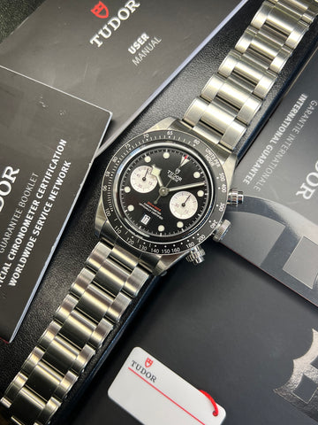 Tudor Black Bay Chrono Black (2021 Full Set) 79360N