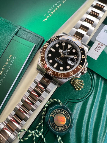 Rolex GMT Master II "Rootbeer" 2021 Full Set